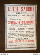 Pubblicità Del 1901 Emporio Ciclistico Ciclismo Luigi Sacchi Milano - Other & Unclassified