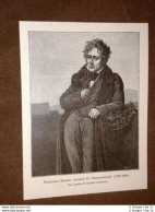 Visconte François-René De Chateaubriand Saint-Malo, 4.9.1768 – Parigi, 4.7.1848 - Sonstige & Ohne Zuordnung