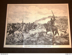 Guerra In Africa Nel 1896 Scorreria Della Cavalleria Galla Intorno Macalle - Avant 1900