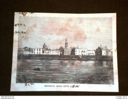 Panorama Della Città Di Bari Nel 1869 - Voor 1900