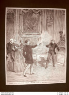 Parigi Nel 1886 Teatro Dell'Ambugu Comique Martire! Opera Di D'Ennery E Tarbé - Before 1900