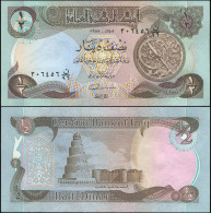 IRAQ 1/2 DINAR - ١٩٨٥ (1985) - Paper Unc - P.68b Banknote - Irak