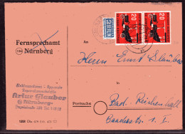 Bund, MeF. Mi.-Nr. 211 (50 Jahre Kraftpost) - Briefe U. Dokumente