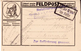 Feldpost-Karte, Zensür "Zur Beförderung Geeignet". Clem. 1263a, Wolter 9a - Covers & Documents