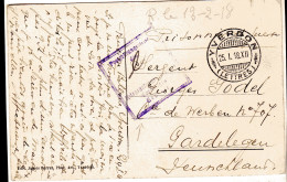 Feldpost-Karte, Zensur-Stempel Gardelegen, In Violett. - Lettres & Documents