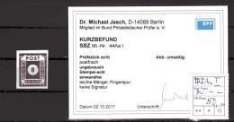SBZ, Ostsachsen, Mi.-Nr. 44 Aa I, Postfrisch, KB. Dr. JaschBPP. - Other & Unclassified