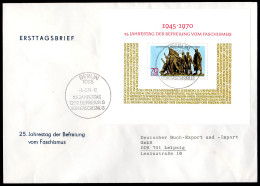 DDR, FDC Block "Mahnmal Buchenwald" - Other & Unclassified