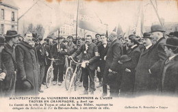 TROYES-en-CHAMPAGNE (Aube) - Manifestation Des Vignerons Champenois, 9 Avril 1911 - Le Comité De La Rue Kléber (2 Scans) - Troyes