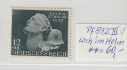 DR: "Heldengedenktag" Mit PF III, ** (MNH), Geprüft - Variétés & Curiosités