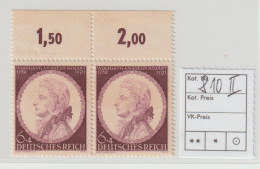 DR: "Mozart" Mit PF II, ** (MNH),  - Abarten & Kuriositäten