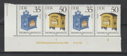 DDR Druckvermerke: Hist. Briefkästen (1985) - Sonstige & Ohne Zuordnung
