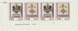 DDR Druckvermerke: Posthausschilder (1990) Mit WPD 4 - Otros & Sin Clasificación