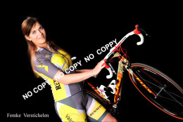 PHOTO CYCLISME REENFORCE GRAND QUALITÉ ( NO CARTE ), FEMKE VESTICHELEN 2012 - Cyclisme