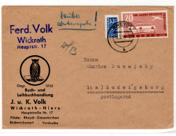 Baden, Fern-Brief Mit EF. Mi.-Nr. 55 + Notopfermarke Berlin - Sonstige & Ohne Zuordnung