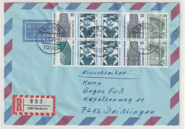 Berlin: HBl 22 Portorichtig Auf R-LP-Brief  - Storia Postale