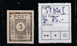 Prov. Sachsen: Nr. 51 In Variante Btx I, ** (MNH), Gepr. Ströh - Sonstige & Ohne Zuordnung