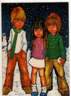 MARTINE Trois Poulbots Sous La Neige - Andere & Zonder Classificatie