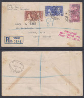 Bermuda 1937 Used Registered FDC To England, Coronation Of King George VI, First Day Cover - Bermuda