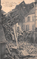 TROYES (Aube) - Effondrement Du Clocher De St-Jean Sur Les Maisons De La Rue Mignard, 24 Mai 1911 - Voyagé (2 Scans) - Troyes