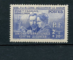 INDE 115 MARIE CURIE  NEUF CHARNIERE - Nuovi