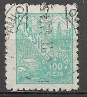 Brasil Brazil  1941 Série NETINHA 100 Reis RHM 414 - Scott 515 (com Traços Verdes No Verso) - Used Stamps