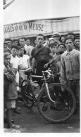 Photographie Vintage Photo Snapshot Cyclisme Cycliste Vélo Bicyclette Meuse - Deportes