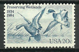 United States Of America 1984 Mi 1701 MNH  (ZS1 USA1701) - Ducks