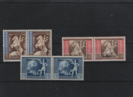 Deutsches Reich  Michel Kat.Nr  Postfr/** 823/825 Paare - Unused Stamps