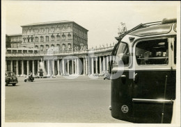 1962 REAL AMATEUR PHOTO FOTO FIAT AUTOBUS BUS ROMA ITALIA ROME ITALY CF - Orte
