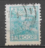 Brasil Brazil  1941 Série NETINHA 400 Reis RHM 416 - Scott 518 (com Traços Verdes No Verso) - Gebraucht