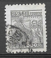 Brasil Brazil  1941 Série NETINHA 1000 Reis RHM 419 - Scott 522 (com Traços Verdes No Verso) - Used Stamps