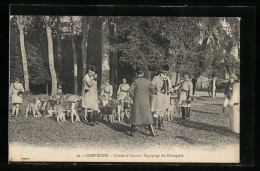 AK Compiègne, Chasse à Courre, Équipage Du Francport, Jagd  - Hunting