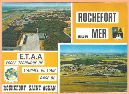 Ppgf/ CPSM Grand Format - CHARENTE MARITIME - ROCHEFORT - VUE AÉRIENNE DE L'ÉCOLE DE L'ARMÉE DE L'AIR - Piste D'aviation - Rochefort