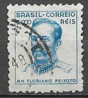 Brasil Brazil  1941 Série NETINHA 5000 Reis RHM 422 - Scott 525 (com Traços Verdes No Verso) - Oblitérés