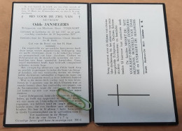 DP - Odile Jansegers - Volkaert - Lebbeke 1927 - 1957 - Obituary Notices