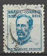 Brasil Brazil  1941 Série NETINHA 5000 Reis RHM 422 - Scott 525 (com Traços Verdes No Verso) - Gebraucht