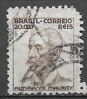 Brasil Brazil  1941 Série NETINHA 20000 Reis RHM 423 - Scott 527 (com Traços Verdes No Verso) - Gebruikt