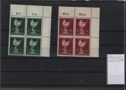 Deutsches Reich  Michel Kat.Nr  Postfr/** 901/902 Vierer - Unused Stamps