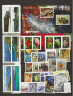 2012 MNH Polynesie Française Year Collection  Postfris** - Full Years