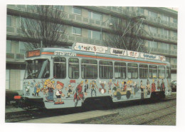 AMUTRA  ASSOCIATION  LE MUSÉE DU TRAMWAY  BANDES DESSINÉES LUCKY LUKE ,NATACHA HÔTESSE DE L'AIR, LES SCHTROUMPFS,etc... - Tram