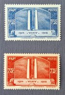 France 1936 N°316/317 **TB Cote 75€ - Ungebraucht