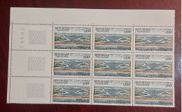 France Neufs N** Bloc De 9 Timbres YT N° 1507 Usine Maremotrice De La Rance - Neufs