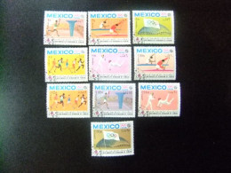 46 YEMEN 1968 /JUEGOS OLIMPICOS De MEXICO / YVERT 258 + PA 75 FU - Ete 1968: Mexico