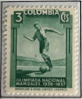 Kolumbien 1937: National Olympic Games, Manizales, 4th Ed. Mi:CO 378 -380 - Kolumbien