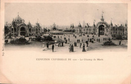 LE CHAMP DE MARS - Expo De 1900 - Tentoonstellingen