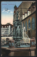 AK Nürnberg, Blick Auf Den Tugendbrunnen  - Nuernberg
