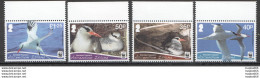 Fat047 2011 Ascension Islands Wwf Red-Billed Tropicbird #1154-57 Mnh - Andere & Zonder Classificatie