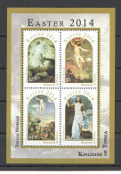 Ec214 2014 Tonga Art Paintings Tiziano Vecellio Easter 1Kb Mnh - Andere & Zonder Classificatie