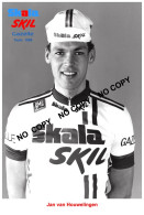 PHOTO CYCLISME REENFORCE GRAND QUALITÉ ( NO CARTE ), JAN VAN HOUWELINGEN TEAM SKALA - SKIL 1986 - Wielrennen