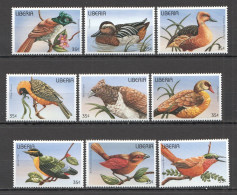 A1146 Liberia Fauna Birds Set Mnh - Other & Unclassified